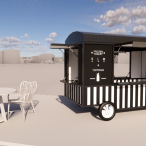 现代风格奶茶店 商场移动房车 移动快餐车 外卖车 花车 装饰车 小吃车 售货摊位 售卖车 甜品站 快餐厅